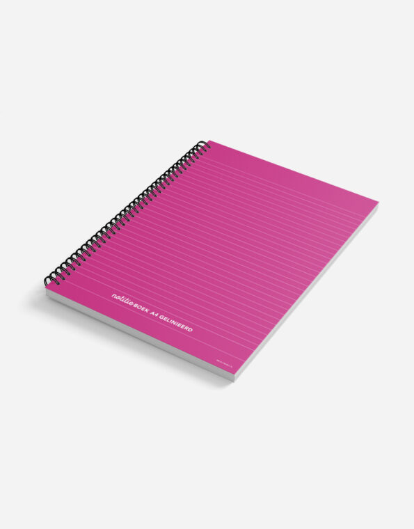 notitieboek A4 roze